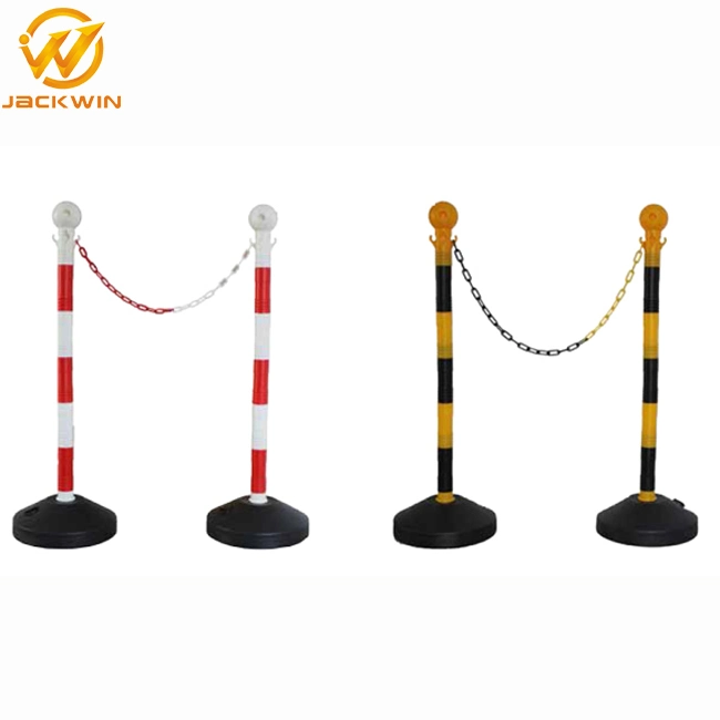 Top Quality Plastic Guideline Stanchion Delineator Warning Post with Chains