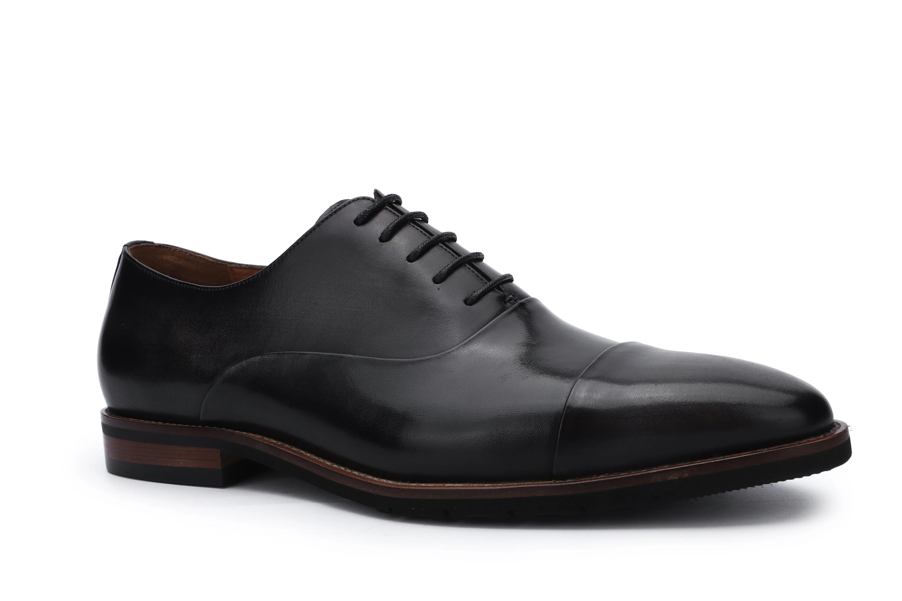 Prix d'usine style de créateur à lacets hommes populaire robe de chaussures en cuir formelle d'affaires