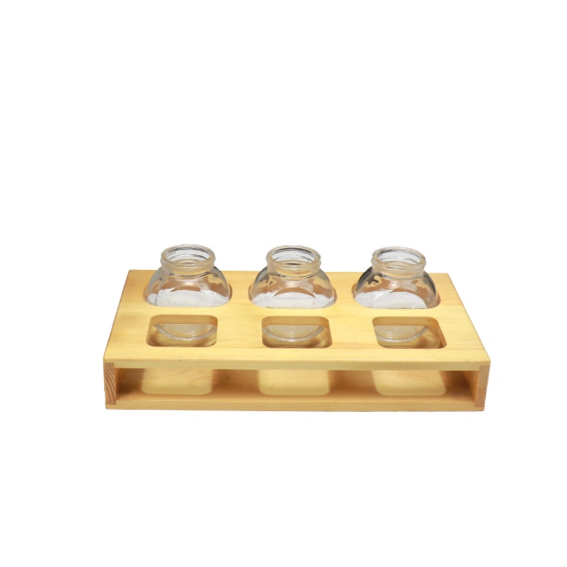 Wholesale/Supplier Vintage-Style Bar Tables Decorated Holder with Six-Hole Beer Cup Holders Served Tray