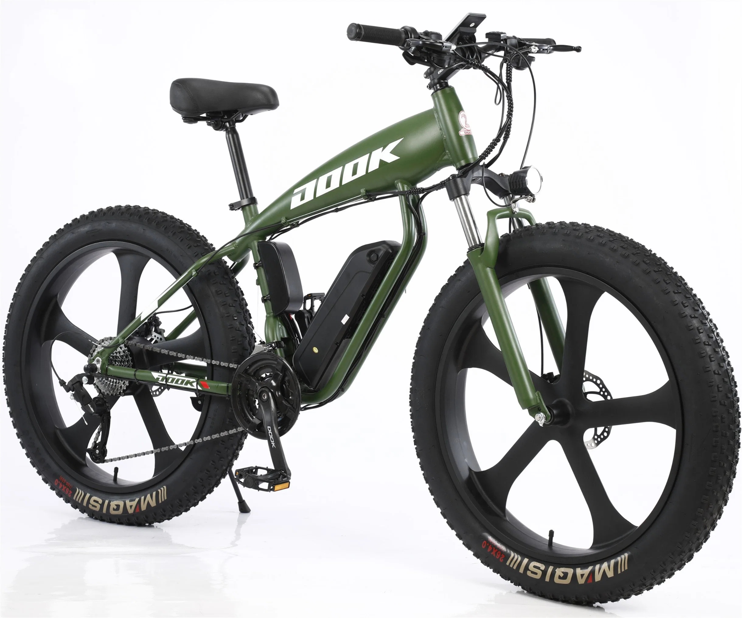 55km largo alcance 48V 500W 750W Caza Fat tiro eléctrico Patrón de camuflaje de bicicleta E bicicleta MTB disponible a medida Fat Tire Bicicleta Eléctrica 1000W Beach Snow eBike