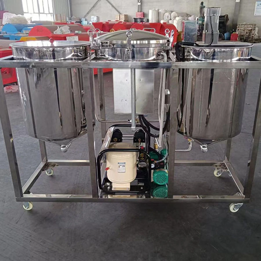Professional Design Full Production Line Crude Red Palm Oil Refining Machine