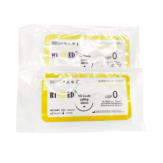 Plain Catgut Surgical Suture with Needle