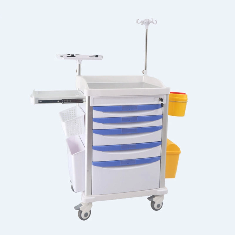 Hospital ABS Crash Cart and Clinics Trolley