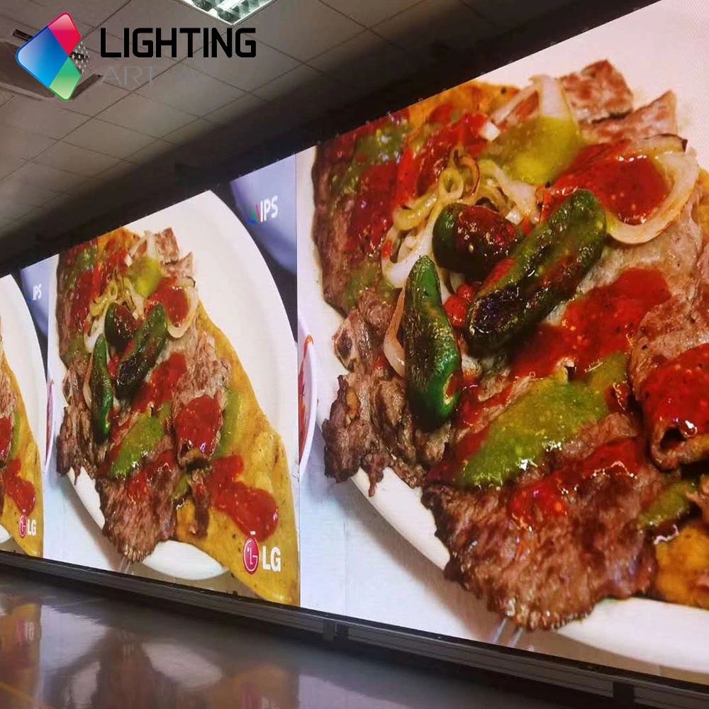 Ecran vidéo publicitaire fixe P8 étanche extérieur Affichage LED CMS Panneaux publicitaires
