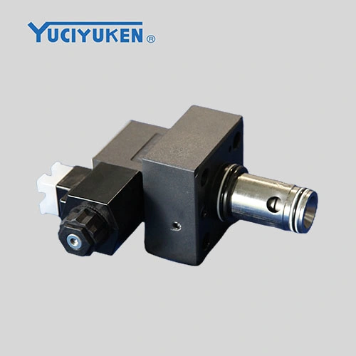 Yuci Yuken Lds Hidráulico-25 Grande Fluxo bidirecional de lógica da válvula de cartucho com o solenoide da válvula direcional