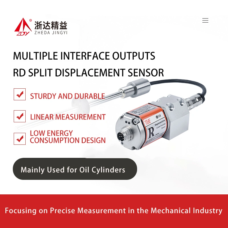 Transductor de posición lineal magnetostrictivo TEC R Series Rd 150mm con Certificación CE