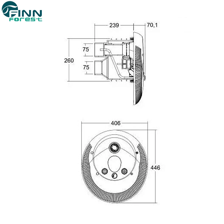 Emaux Swimming Pool Equipment Counterflow System Jet Swim Massage Jets