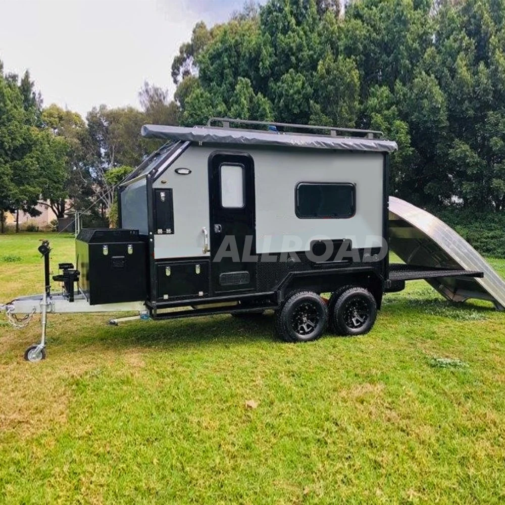 Remorque de camping-car À transport de JOUETS DE 13 PI avec porte-bateaux pour moto