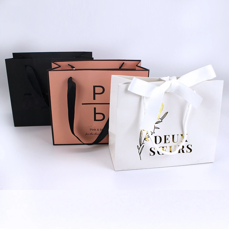 Clothes Paper Packaging Bag with Your Own Logo for Small Business