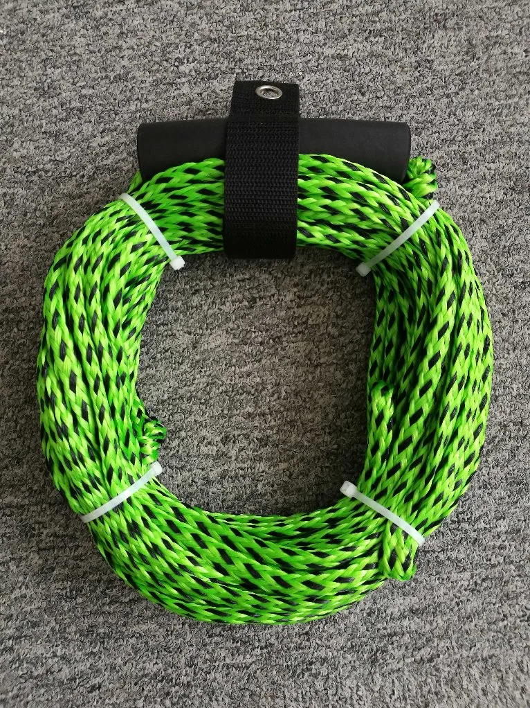 Water Sports Rope with Poly Hollow Braided Construction