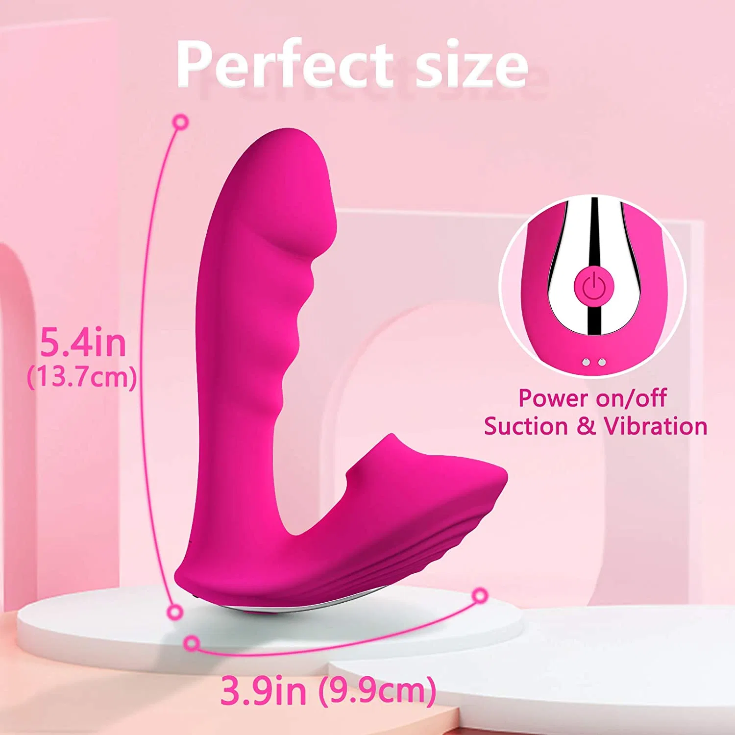 USB Recargable Dildo Portátil para Mujeres Productos para Adultos Masajeador Vibrador Punto G