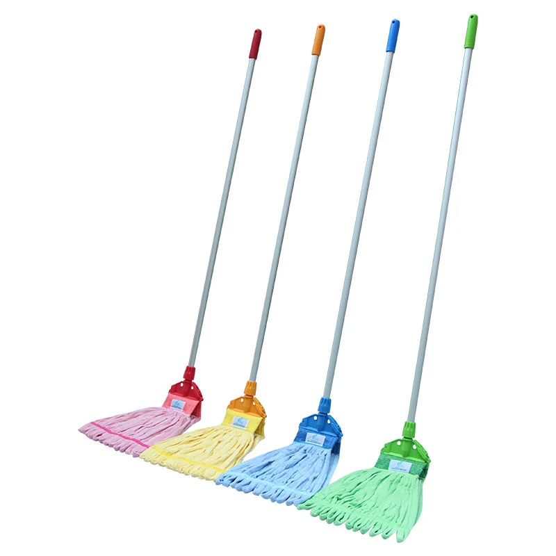 Colorful Floor Mop with Reusable Microfiber