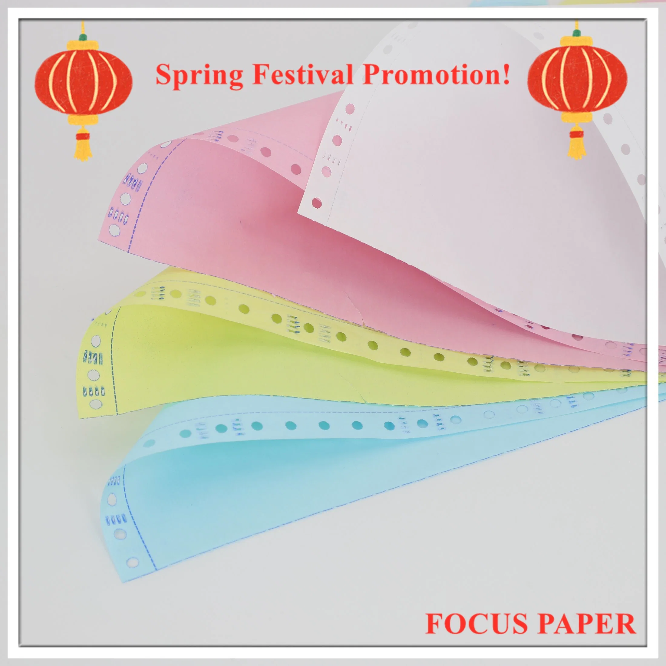 China Focus Marke Carbonless Kontinuierliche Form Papier