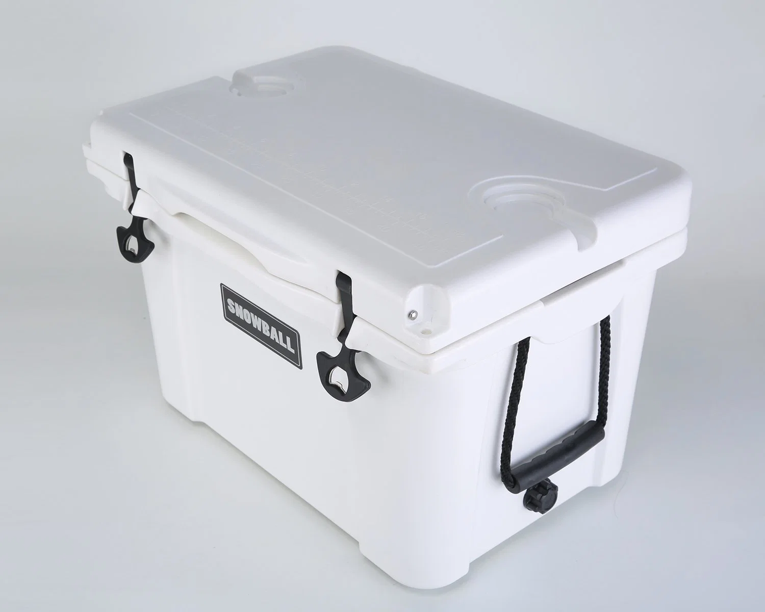 Réfrigérateur à glacière pour boîte à glace à boissons à couvercle rotatif blanc 35 qt