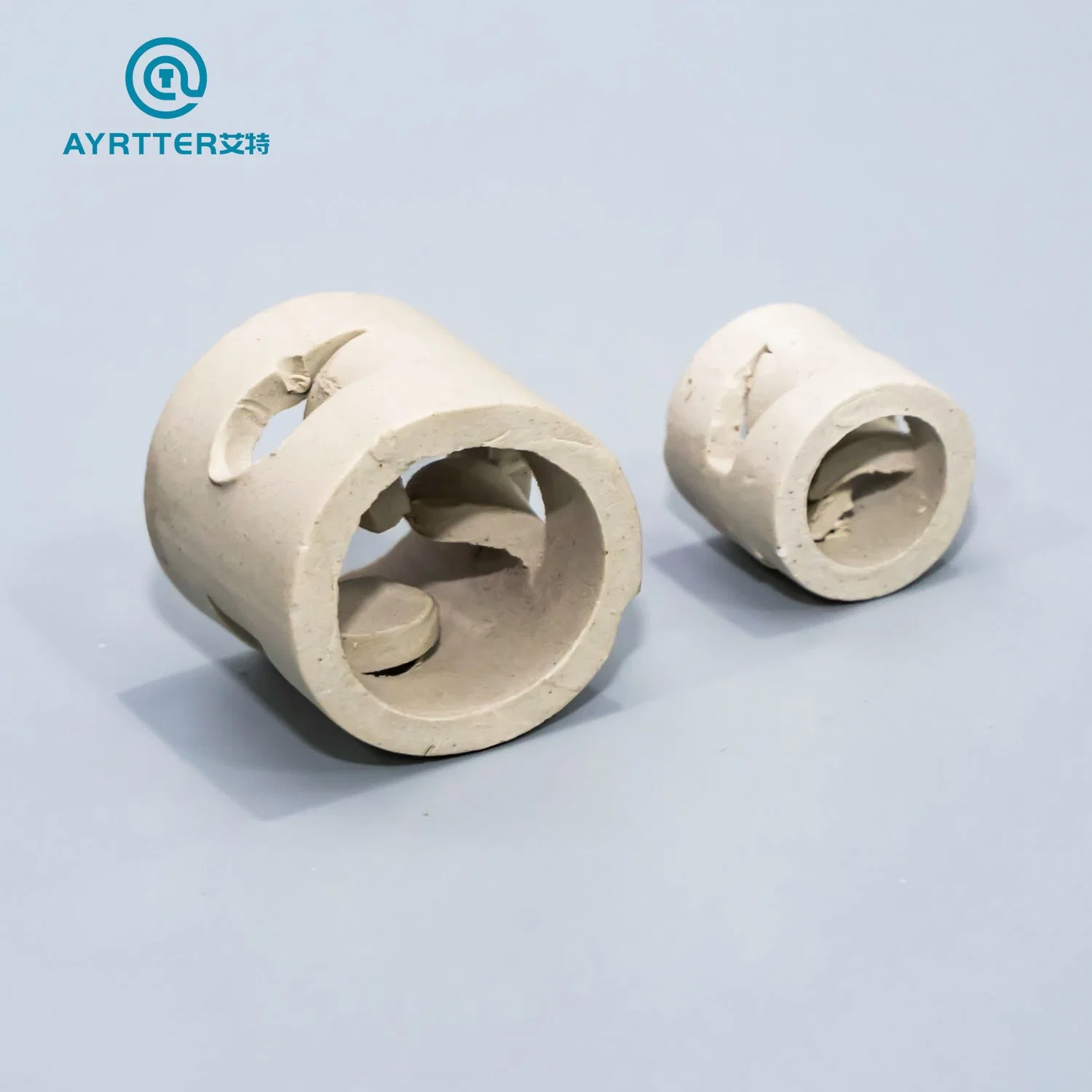 50mm Alumina Ceramic Pall Ring Random Packing