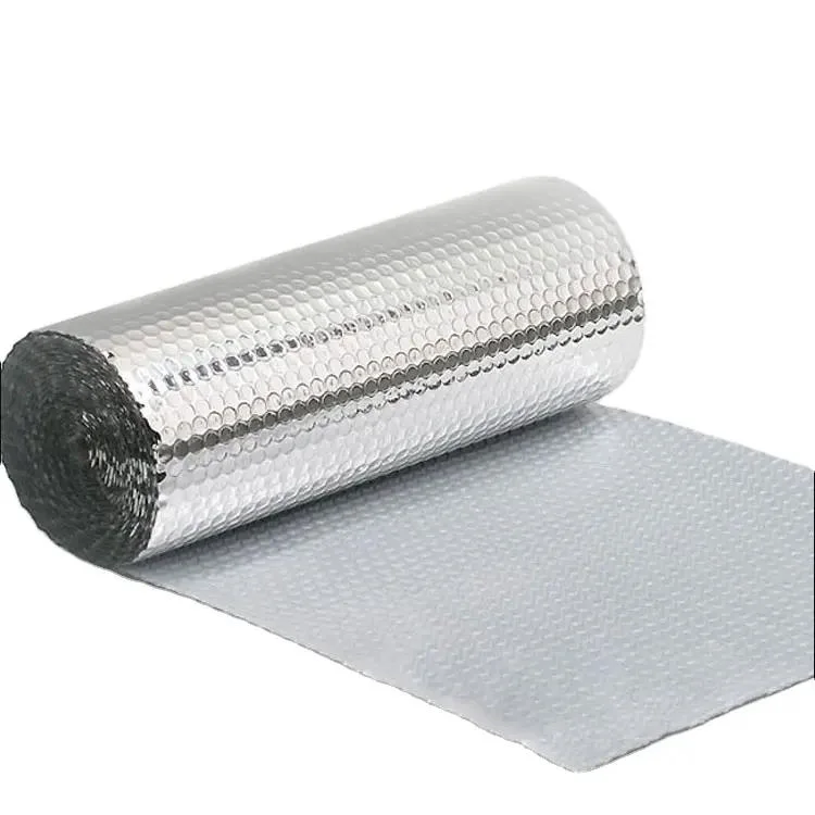 Custom Aluminum Bubble Foil Heat Reflective Thermal Roof Insulation Material Rolls