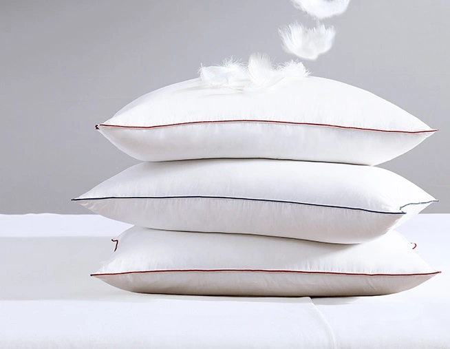 Goose Down Pillows Feather Ultar Fresh Treament Pillow for Sleeping