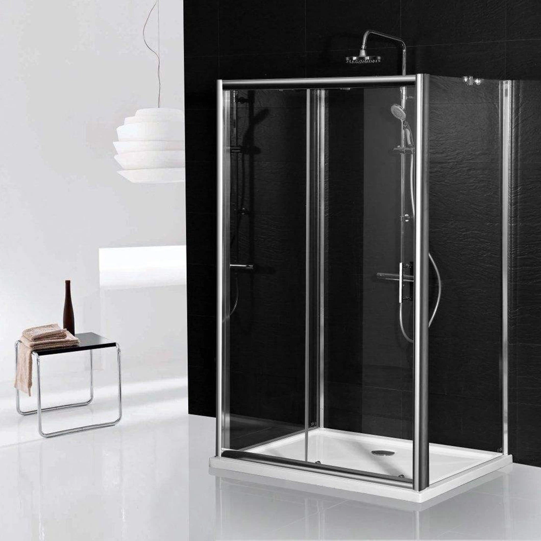 Qian Yan Rincón Ducha Enclosure China Frameless Acero inoxidable con bisagras Cuarto de baño Fabricación cabina de ducha de vapor multifuncional de lujo