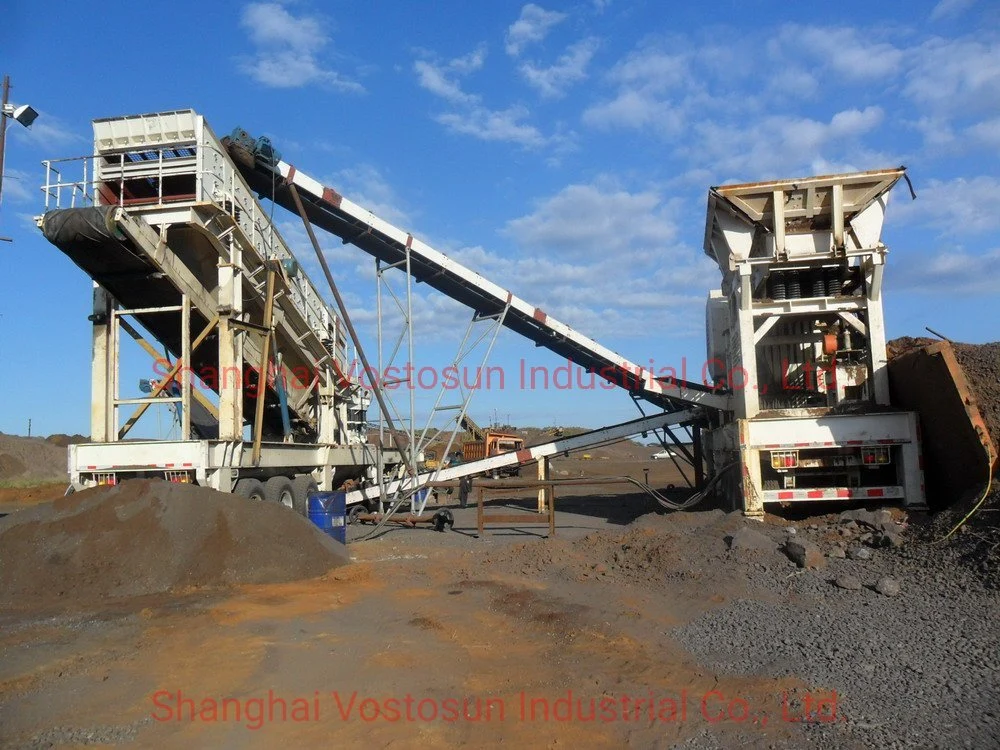 Mining Stone Mini Station Mobile Jaw Crusher Plant for Granite Crushing Line