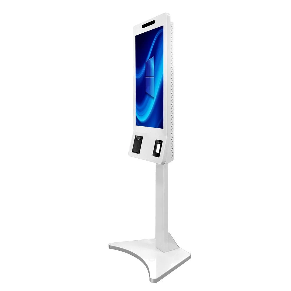 Support Printer and Cash POS 1900/6/14 16: 01: 00 Contrast Ratio Self Service Food Ordering Payment Kiosk Machine