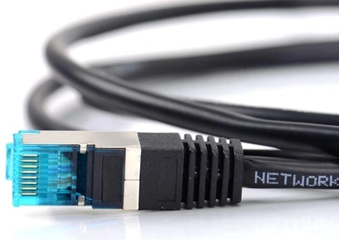 كبل إيثرنت CAT6 SFTP ذو مضخم صوت أصفر عالي الجودة