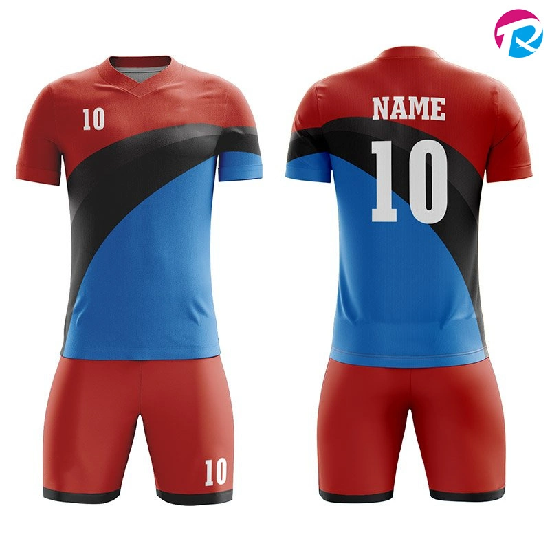 Custom Comfortable Men Soccer Uniform OEM Soccer Sport Uniform Set for Men's Sublimation Soccer Uniform