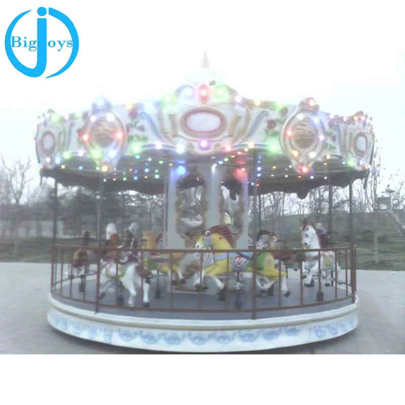 Hot Sell Attractive 12 Seats Fairground Rides Small Carousel for Sale