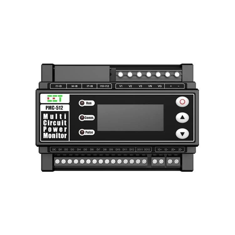 PMC-512-A DIN Rail AC Multi-Circuit 12 Channels Power Monitor for Electricity Energy Measurement Meter with RS-485