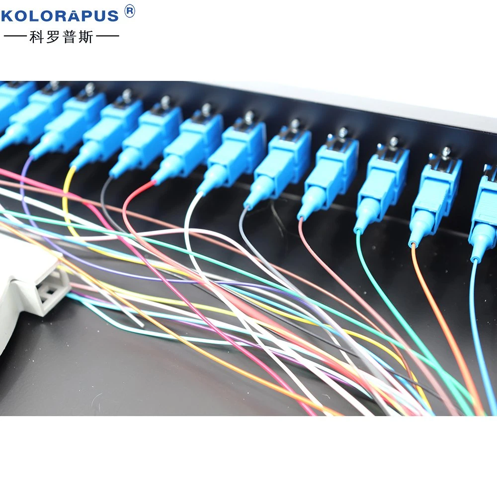 Kolorapus 1u-24 Rack Optical Fiber Distribution Frame (terminal box) Sc Type