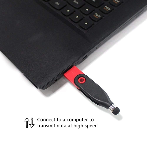 Scree Touch Pen USB Flash Drive, USB de plástico impermeable, de promoción de la memoria USB con pantalla táctil bolígrafo