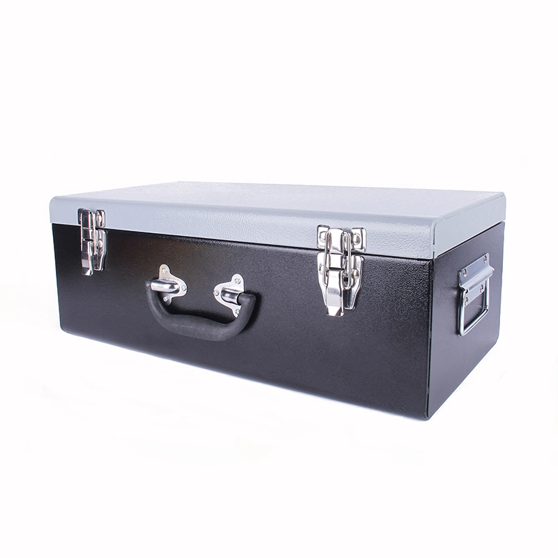 Big Capacity Toolbox with Side Plastic Handle