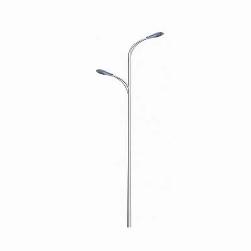 Hot-DIP Galvanized Single/Double LED Solar Street Light/Lighting Post Pole