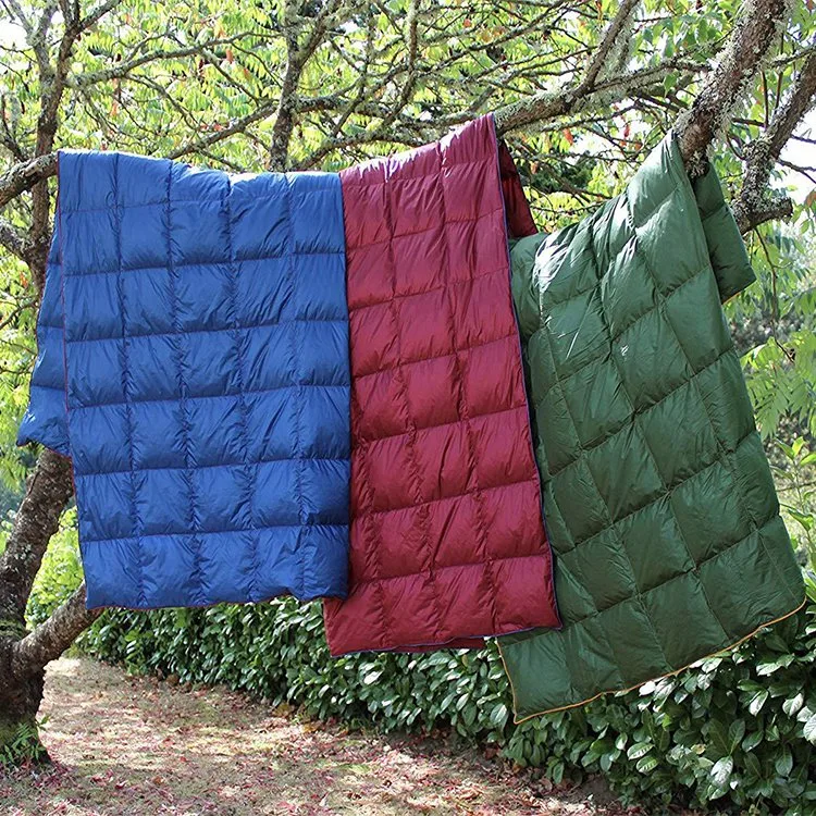 Waterproof Outdoor Knitting Down Blanket