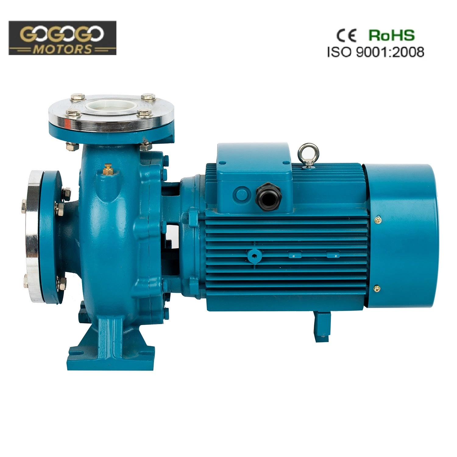 Electric Close Coupled Mono Block Surface Horizontal Industrial End Suction Bare Shaft Single Stage Industry Motor Centrifugal Hot Cold Water Pump Manufacturer