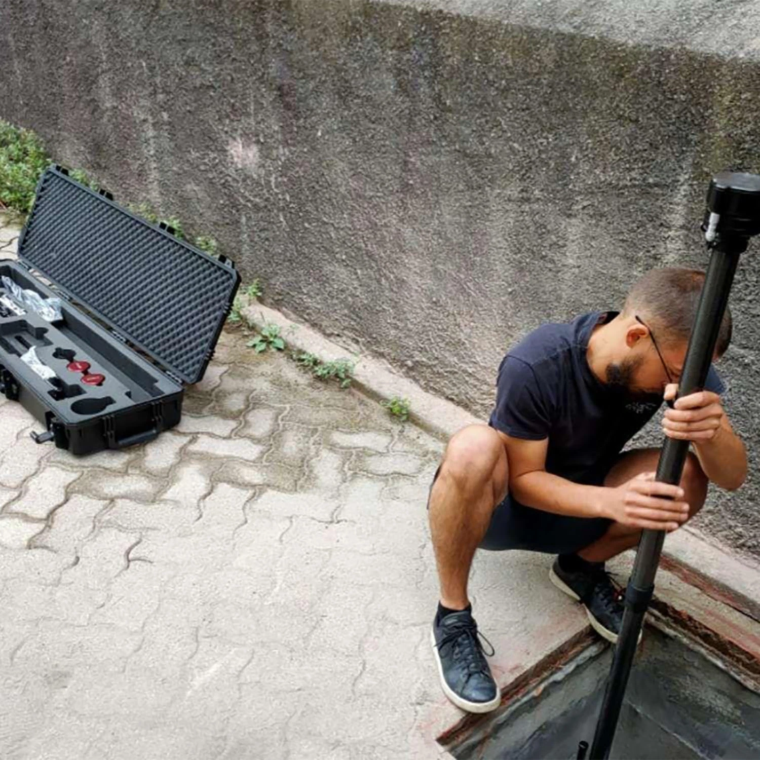 Manhole Inspection Wireless Connection Camera Easy Sight