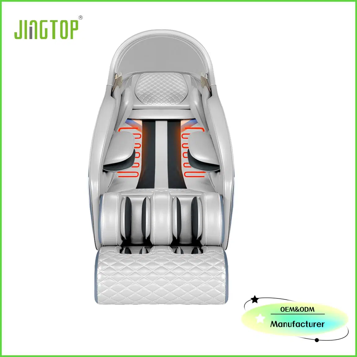 Jingtop Exclusive Agent Top Selling Foot Roller Heating Therapy Massage Office Chair