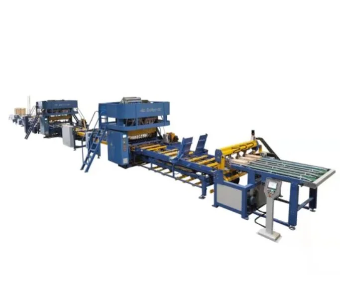 Automatic Wood Pallet Machine to Make Both Stringer and Block Pallets