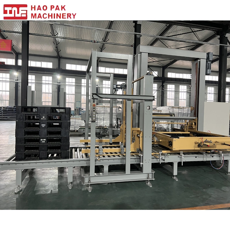High Speed Palletizing Production Line Stacking Stacker Robot Palletizer Machine with Low Price