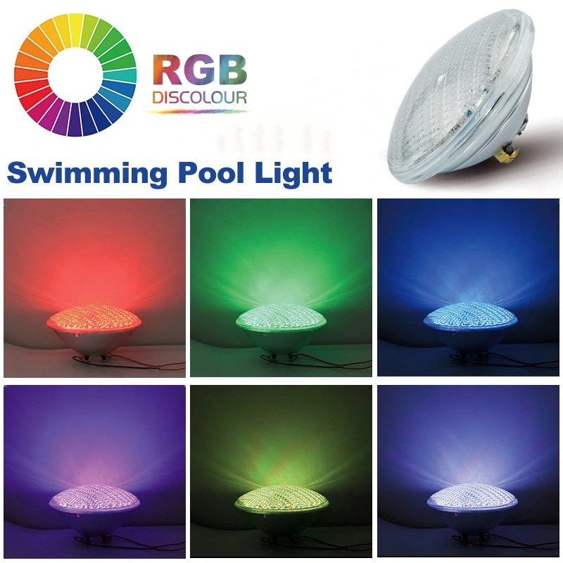 PAR56 12V 20W 270LEDs Luz LED bajo el agua RGB con mando a distancia Control <Sb8001>