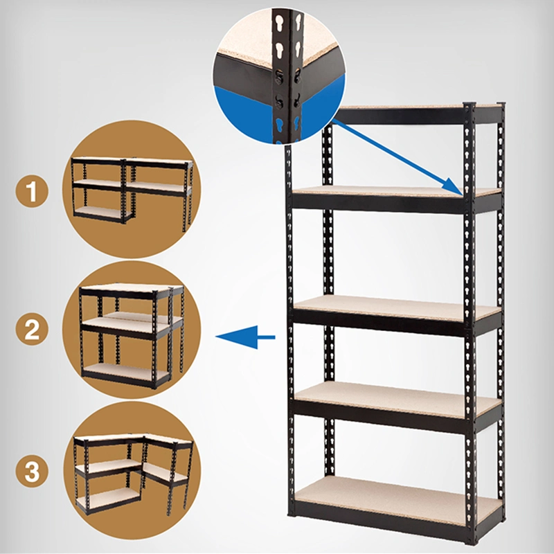 Boltless Rivet Regale Heavy Duty Rack Verzinkt für Wohnmöbel Regal Anzeigen