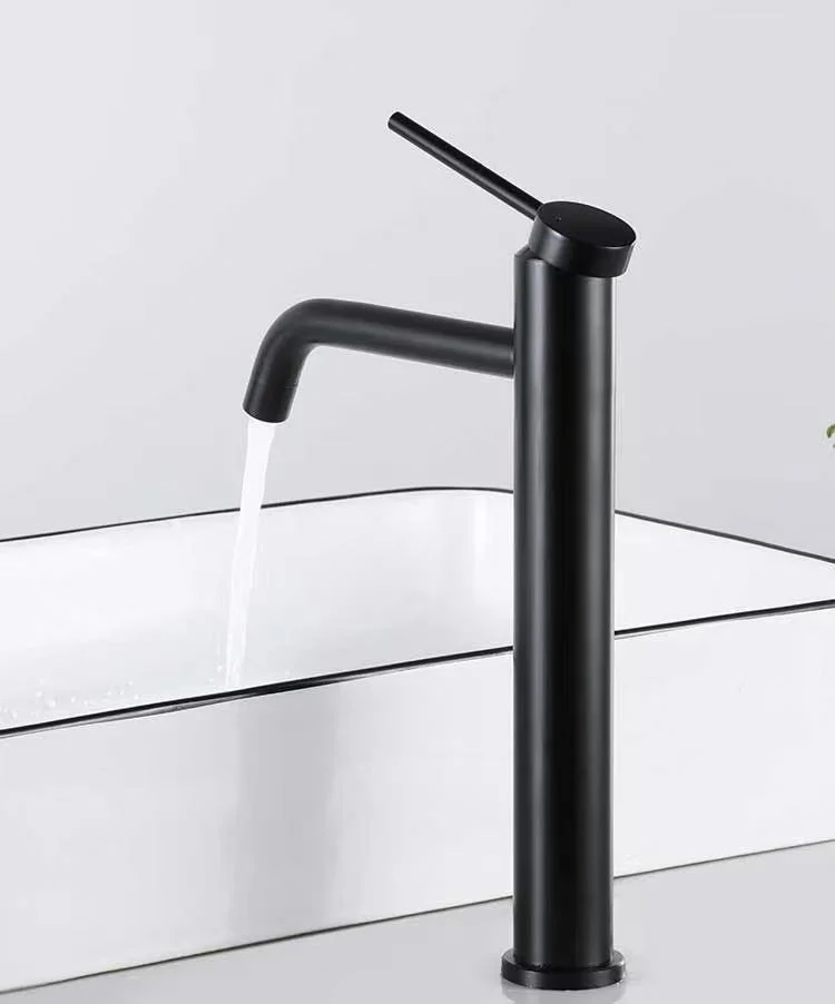 SUS Stainless Steel Matt Black Finish Hot and Cold Water Functions Basin Taps Faucet