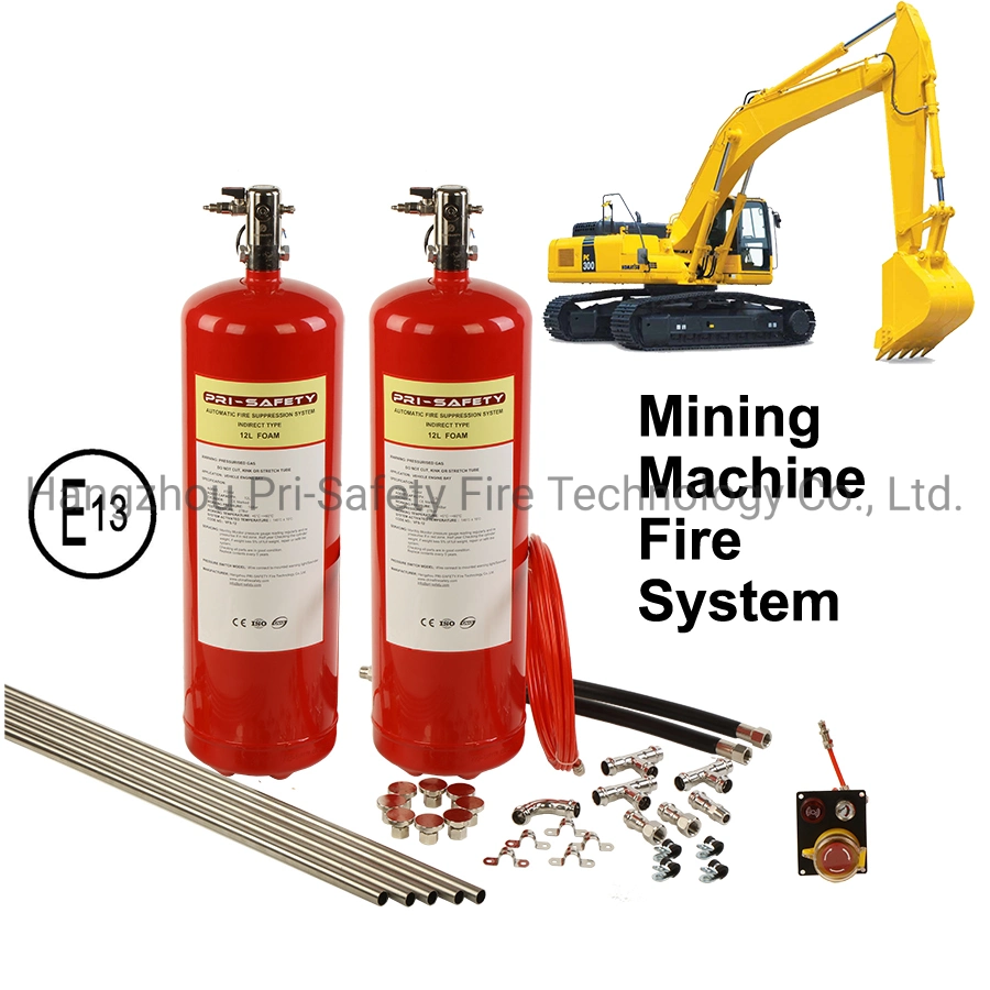 Un ECE R107 Certificated Mining Vehicle Automatic Fire Suppression Systems