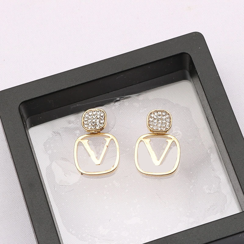 Wholesale/Supplier Inspired Brand 925 Silver Luxury Earrings Women Fashion Cc Designer Jewelry