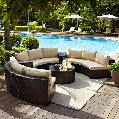 Outdoor Rattan Sofa Combination Living Room Outdoor Rattan Sofa