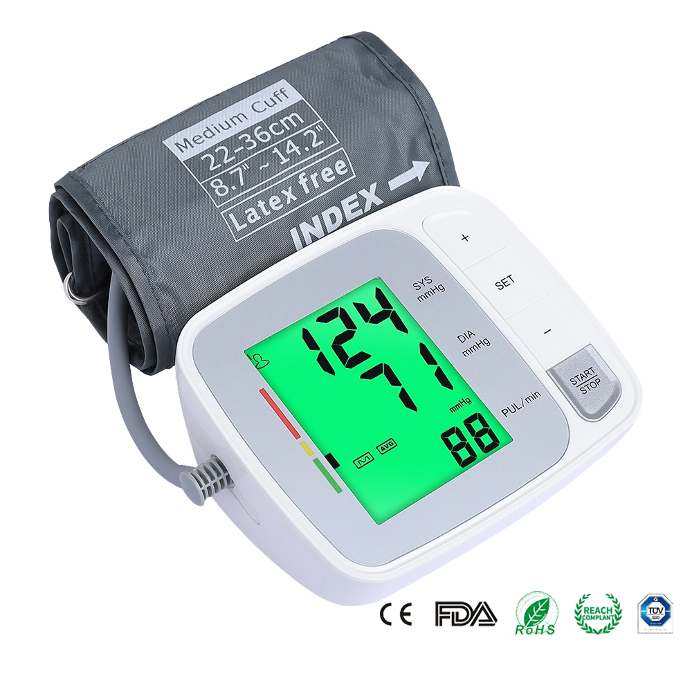 LCD Screens Portable Blood Digital Electronic Wrist Watches Speakers Automatic Blood Pressures Monitor