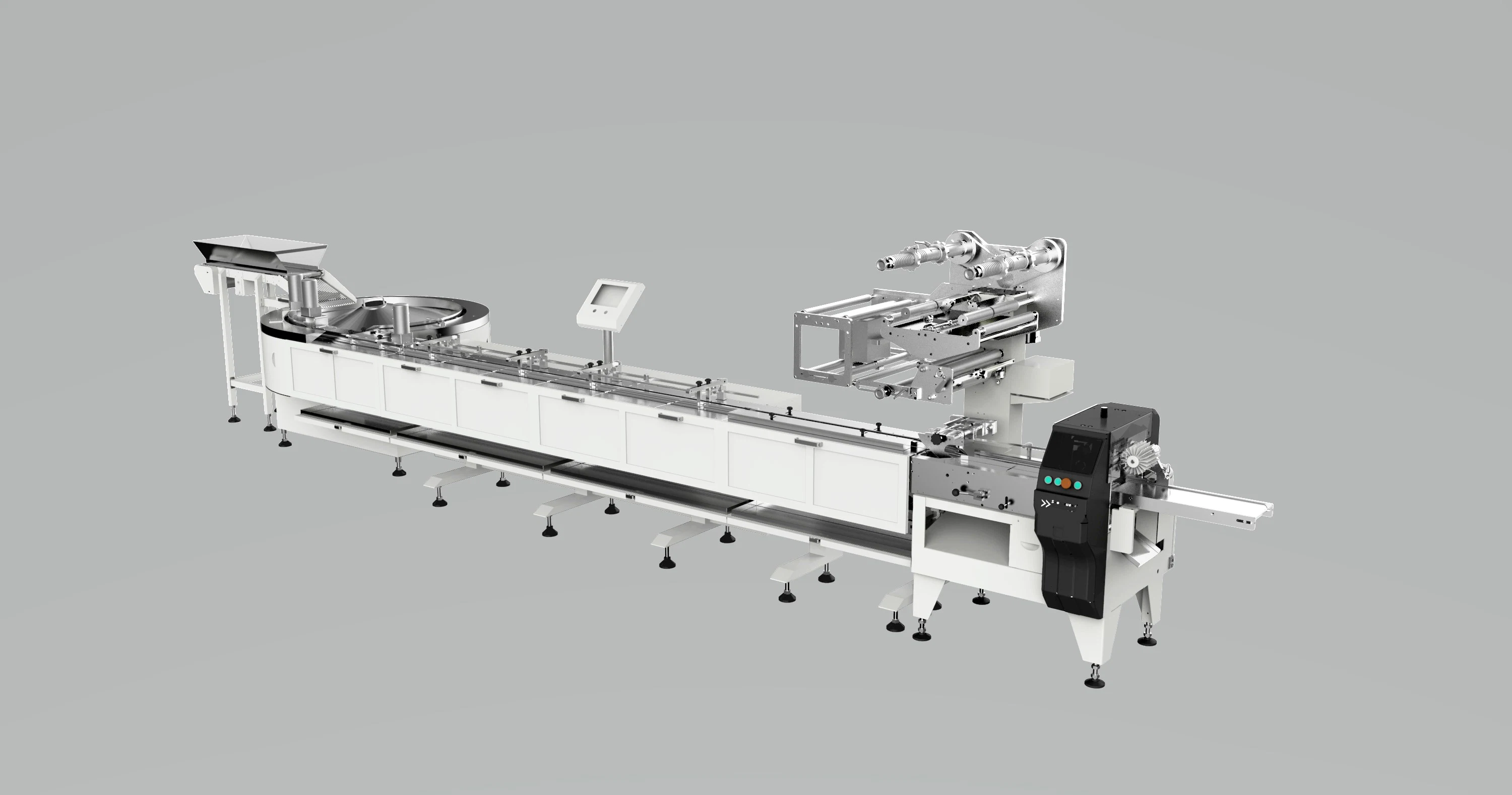 Semi-Harte Biskuit-Verpackungsmaschine Auto-Maschinensystem