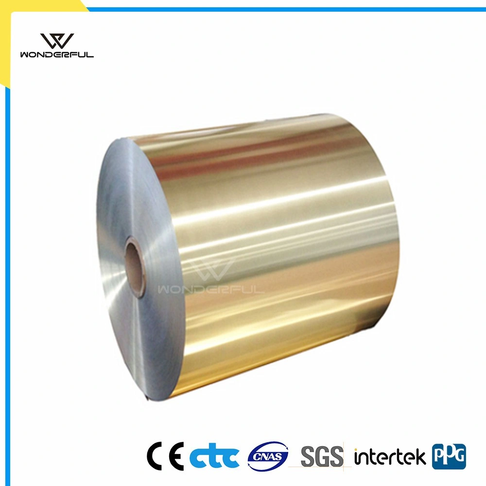 Golden Hydrophilic Aluminum Coil Air Conditioner Fins