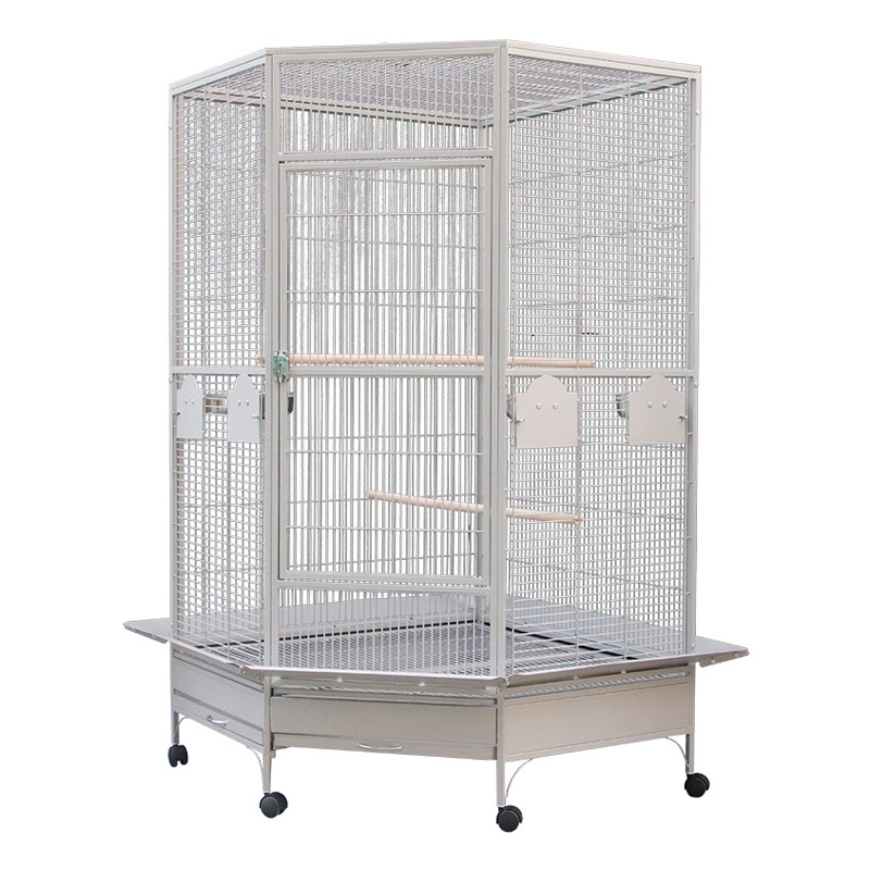 Grand millésime Jaulas Bird Cage pour la décoration de perroquet en Métal De Luxe Cotorras Macaw Cage de reproduction