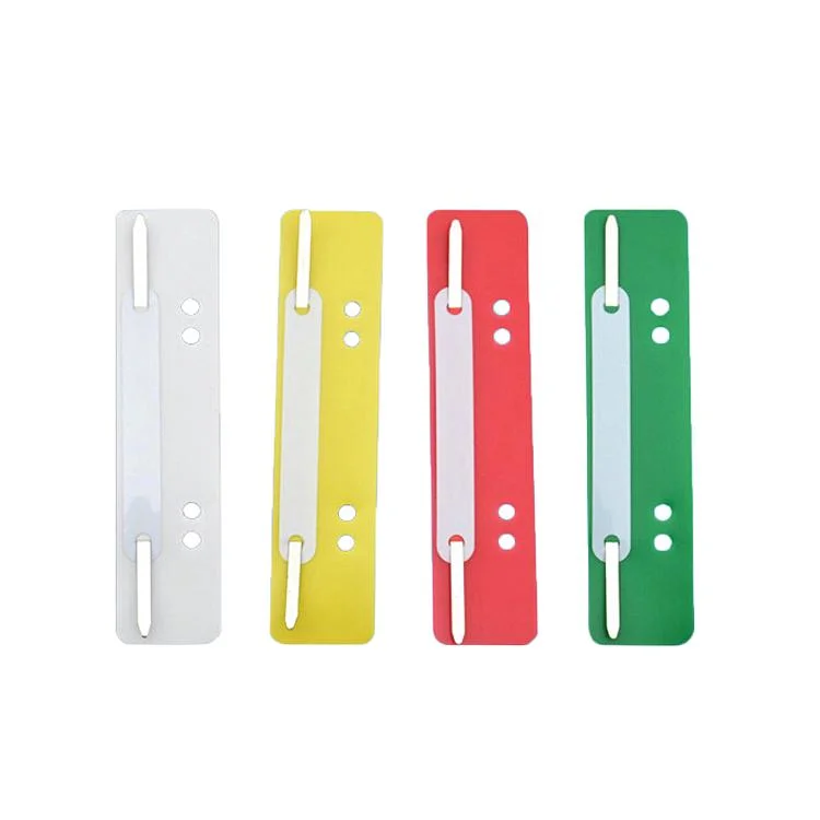 Professional Producing Colorful Plastic Paper File Fastener for Office School Stationery Accessories Suppliers