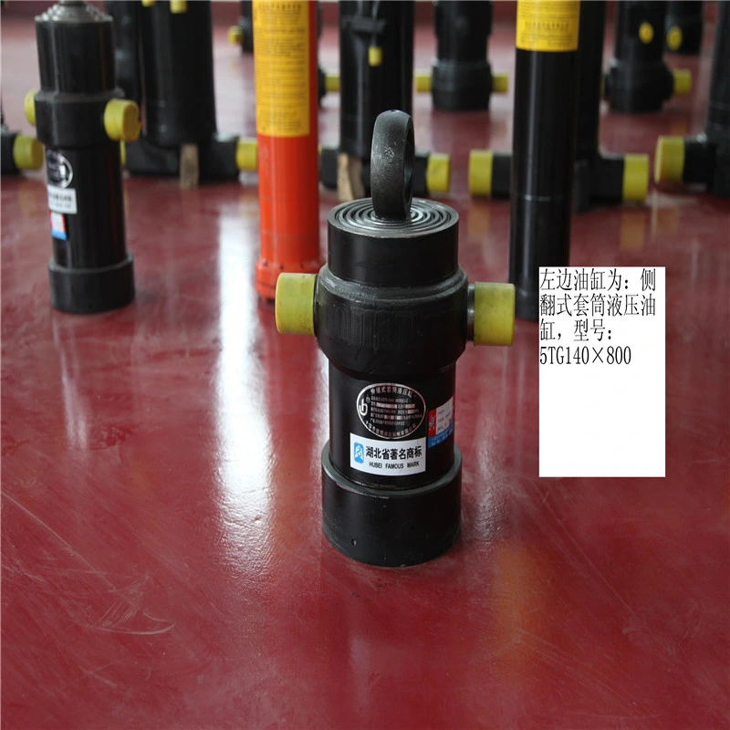 Single acting hydraulic cylinder Jiaheng brand Small Sleeve T Hydraulic oil  Cylinders for Dump Truck